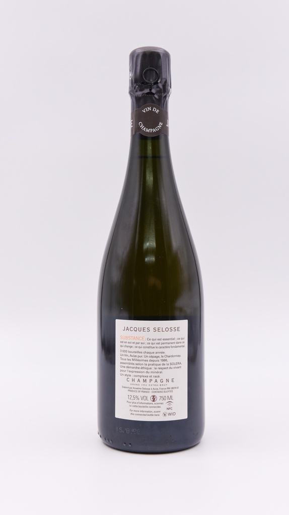 Jacques Selosse, Substance, 75 cl | Grains-Nobles
